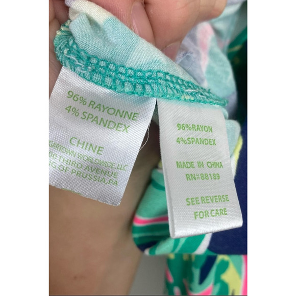 Lilly Pulitzer Sz XS GEORGIA MAY Bold Print Palazzo Pants - Picture 6 of 9